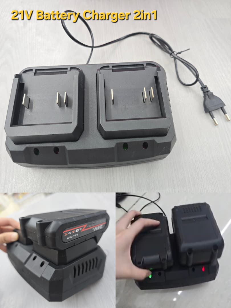 Battery Charger 21V 2in1 For Fan 8inch Max