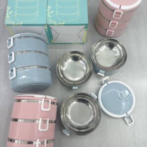 Norvic LB Lunch Box 3 Layers - Pink