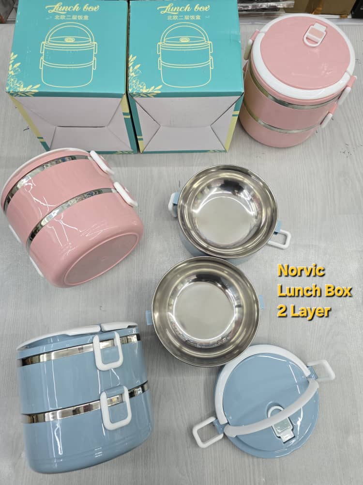 Norvic LB Lunch Box 2 Layers - Blue