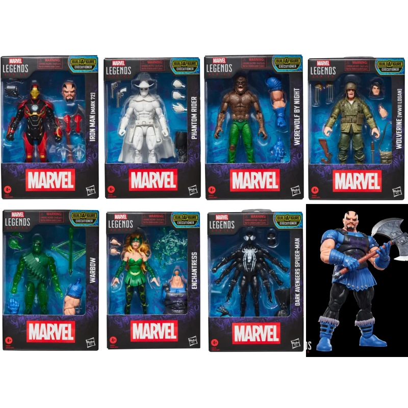 Marvel Legends 6 Inch Executioner Build-a-Figure Wave – Set of 7 Figures