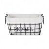 Wire Storage Basket with Liner (H15cm)