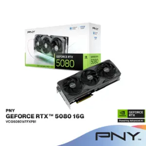 PNY GeForce RTX 5080 Triple Fan 16GB GDDR7 Graphics Card | VCG508016TFXPB1