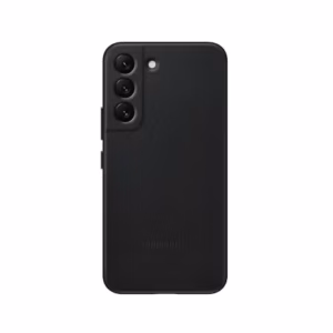 Samsung Galaxy S22 Leather Cover - Black