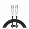 Baseus Cafule Metal Data USB Type C to USB Type C 5A 1m Cable - Black (CATJK-C01)