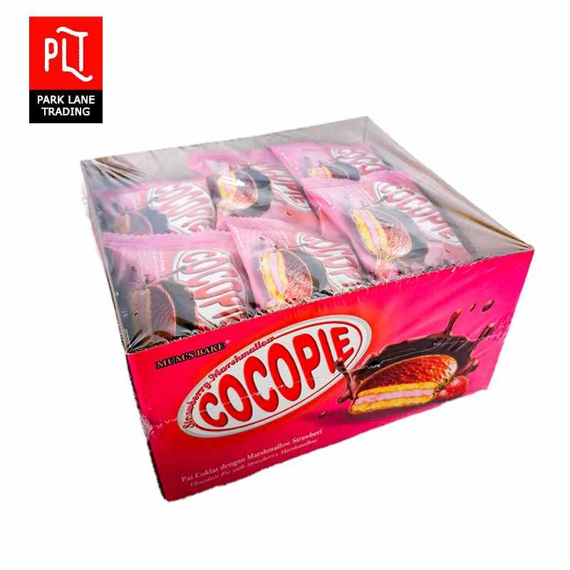 Mum’s Bake Cocopie Strawberry 25g (1 Outer X 24Pcs)